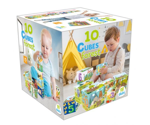 10 Cube Kockarakosgató játék - Erdő