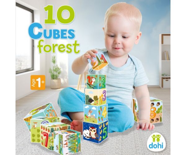 10 Cube Kockarakosgató játék - Erdő