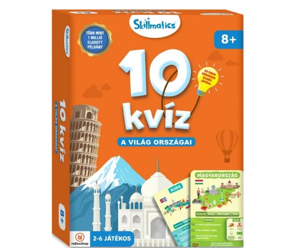 10 kvíz - A világ országai társasjáték