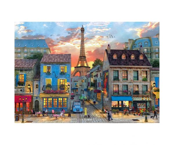 Párizs utcái 1000db-os HQC puzzle - Clementoni
