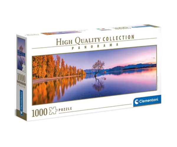 Jazero Wanaka, Nový-Zéland HQC 1000ks panoráma puzzle - Clementoni