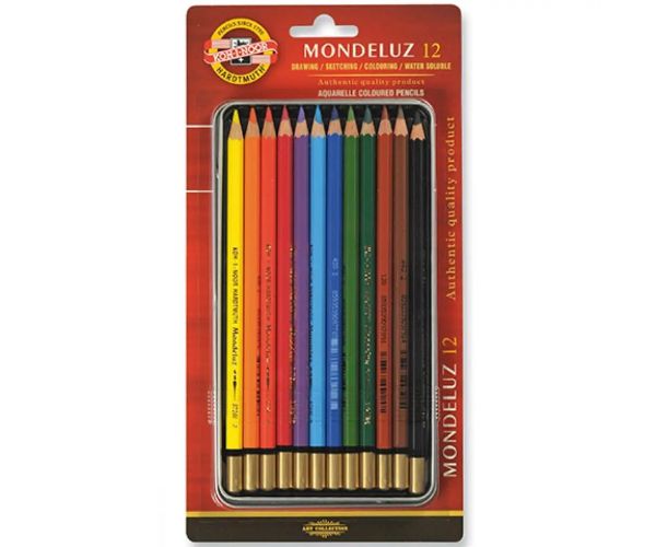 ICO: Koh-I-Noor Mondeluz 3722 Aquarell set farebných ceruziek 12ks