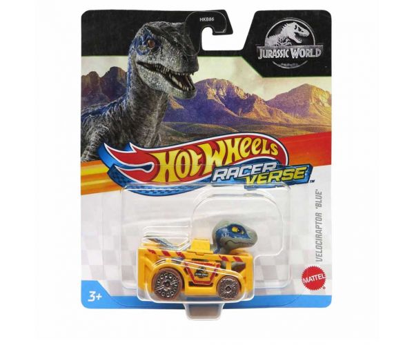 Hot Wheels: RacerVerse Velociraptor Blue autíčko 1/64 – Mattel