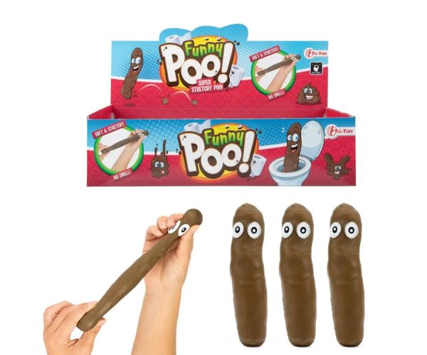FunnyPoo, zábavná natiahnuteľná kakaová figúrka 1ks