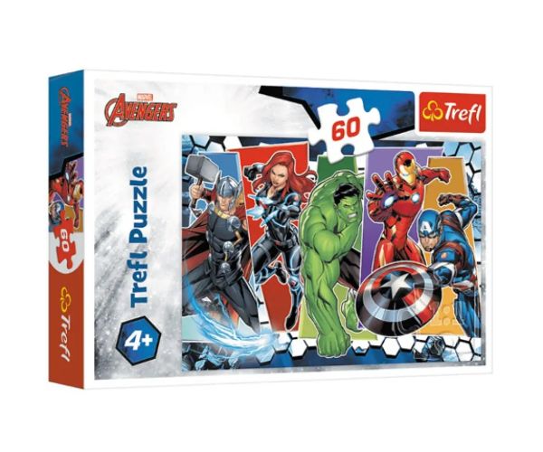 Neprekonateľný Pomstitelia 60 dielne puzzle - Trefl