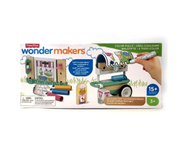 Fisher-Price: Wonder Makers zmrzlinársky vozík na vymaľovanie - Mattel