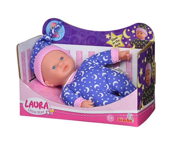 Laura Little Star bábika vo fosforeskujúcom pyžame - Simba Toys