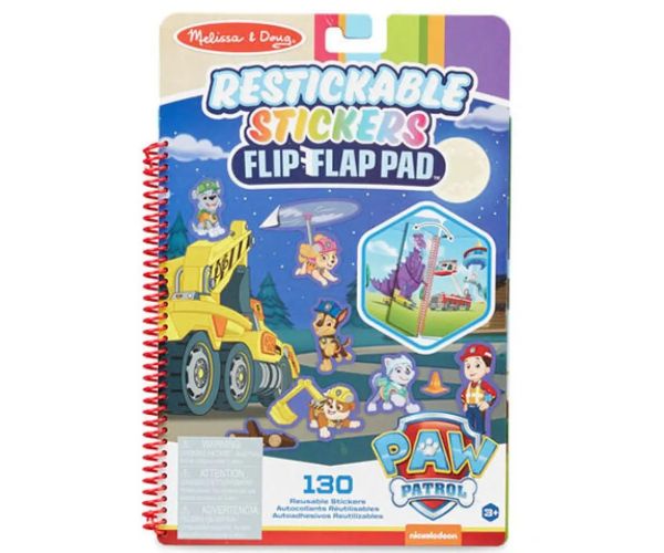 Melissa & Doug: Tlapková Patrola Ultimate Rescue opakovane použiteľný zošit s nálepkami