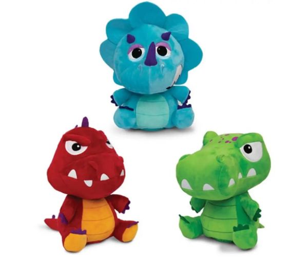 Crackin Eggs Jurassic Friends plyšový dinosaurus v troch rôznych variantoch