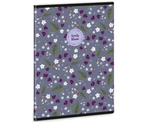 Ars Una Lovely Bloom Bluebells extra zošit s krúžkovou väzbou A/5