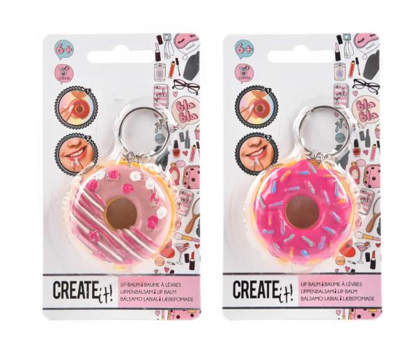 Canenco: Create It! fánk alakú balzam na pery v rôznych variantoch 1ks