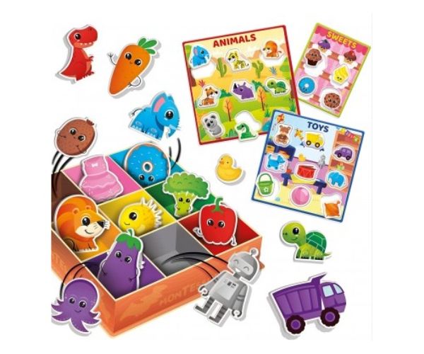 Montessori Baby: Hra na triedenie farieb