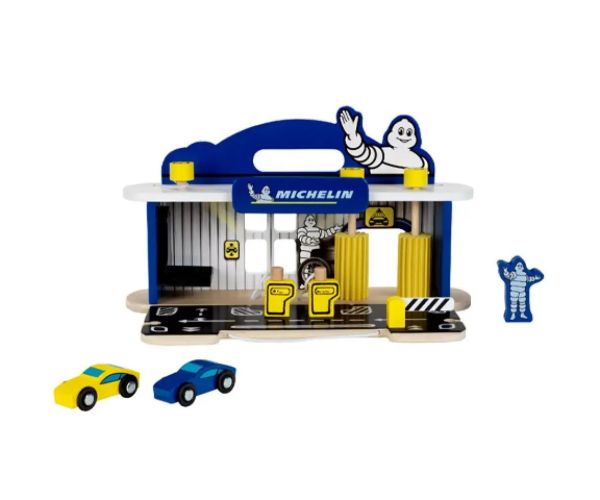 Drevený Michelin servis s príslušenstvom