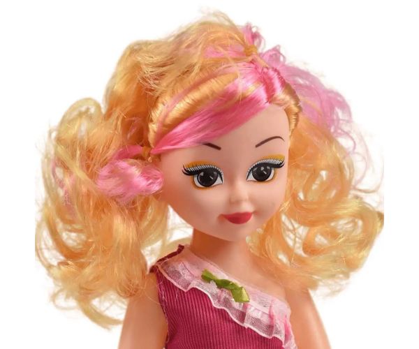 Jenny: Trendy módna bábika s blond alebo hnedými vlasmi so zvukovými efektmi 46 cm v dvoch verziách