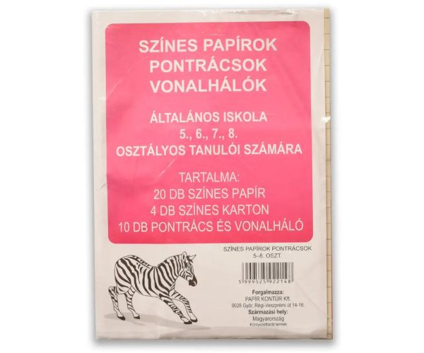 Farebné papiere, bodové mriežky a čiarové siete pre 5.-8. ročník