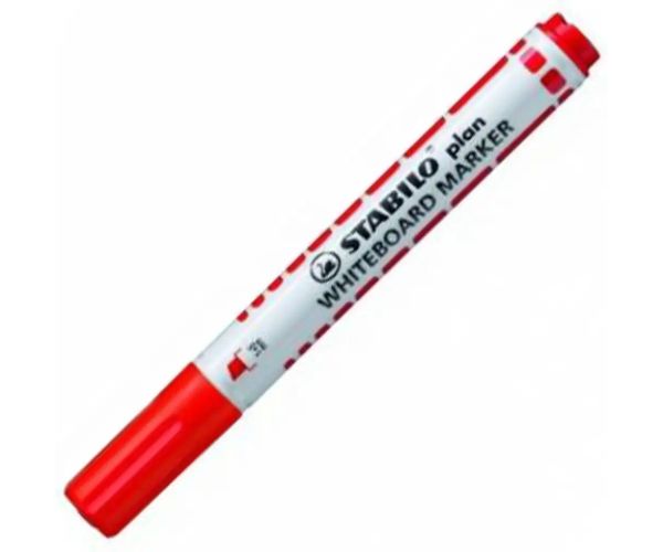 Stabilo: Plan WhiteBoard červená fixka na tabuľu