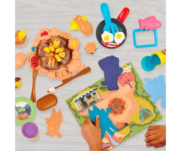 Play-Doh: Bluey ide kempovať – hracia súprava - Hasbro