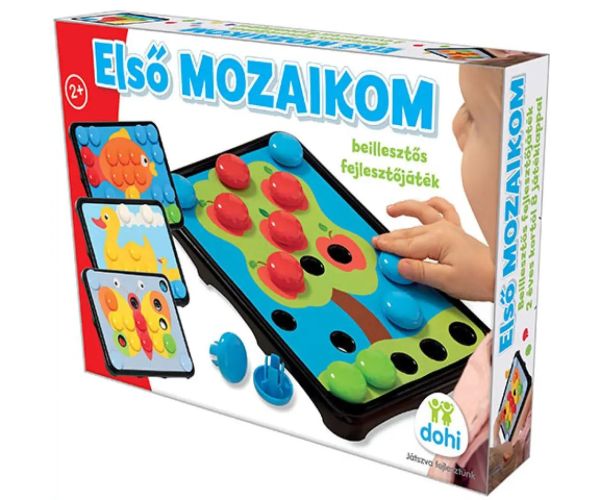 Moja prvá mozaika - Škôlkárske znaky hračka na rozvoj zručností
