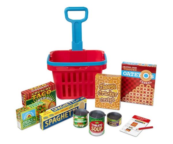 Hrací set s nákupným vozíkom - Melissa & Doug
