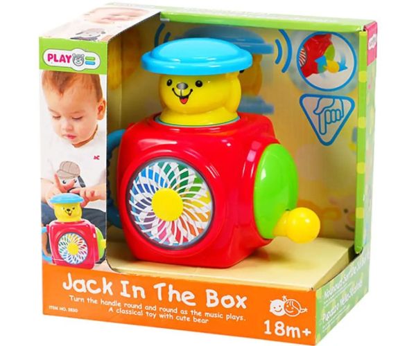 Playgo: Hudobná truhlička Macko
