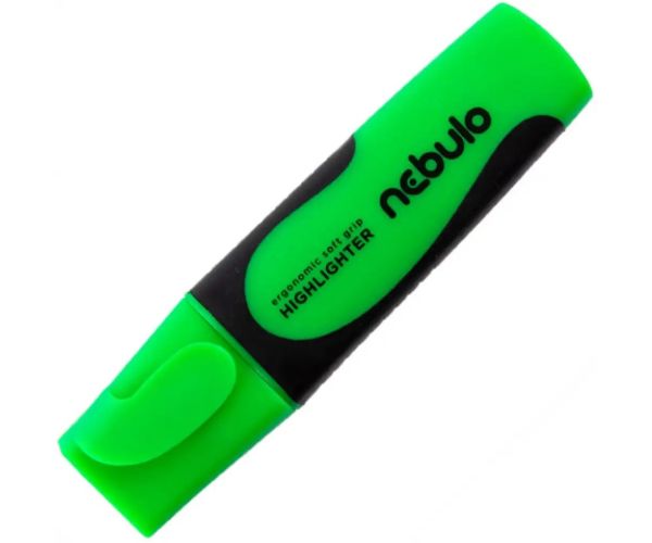 Nebulo: Neónovo-zelený zvýrazňovač 1ks