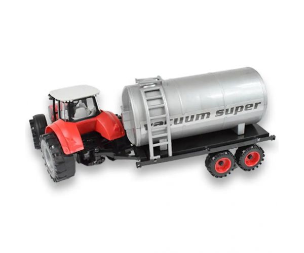 Farm Truck Series: Červený alebo zelený traktor s nádržou na vodu 46cm