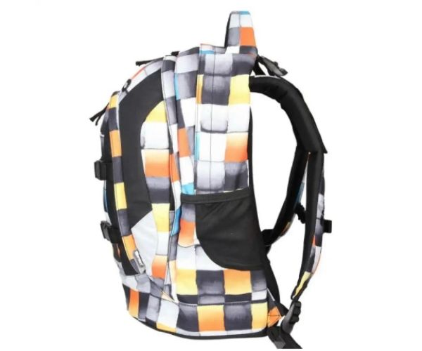 Spirit: Urban Kockovaný ergonomický batoh, školská taška 46x33x22cm