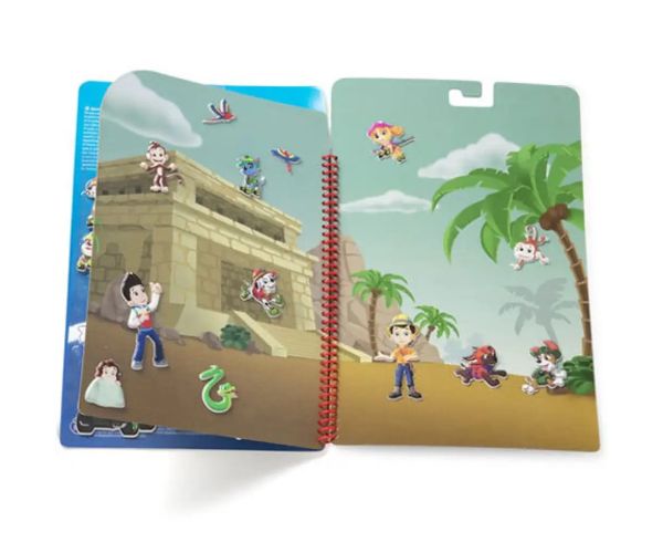 Melissa & Doug: Tlapková Patrola Džungľa zošit s vypuklými nálepkami