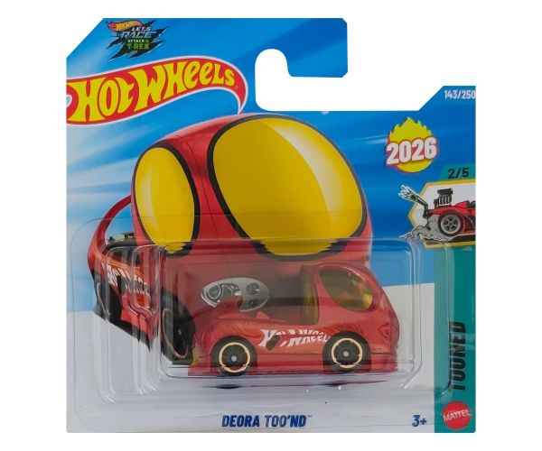 Hot Wheels: Deora Toond červené autíčko 1/64 - Mattel
