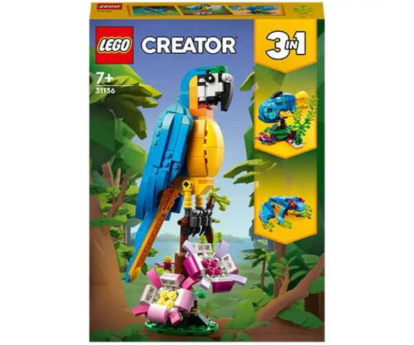 LEGO® Creator: Exotický papagáj 3 v 1 (31136)
