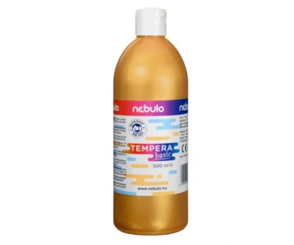 Nebulo: Zlatá tekutá tempera vo fľaši 500ml