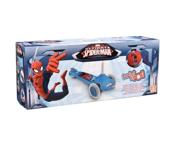 Spider-Man predný dvojkolesový malý kolobežka