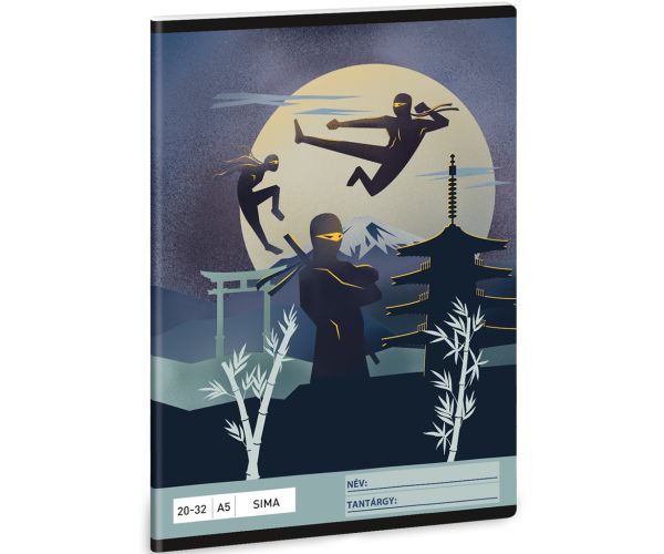 Ars Una: Ninjas in the dark obyčajný zošit A/5 20-32