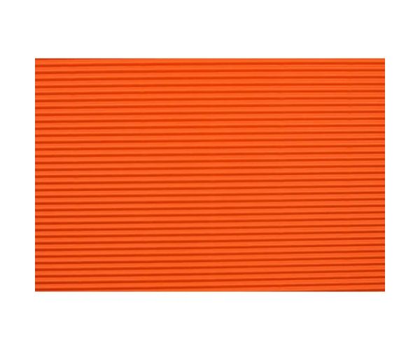 Oranžová 3D vlnitá lepenka, kotúč B/2 50x70cm 1ks