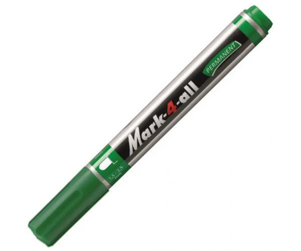 Stabilo: Mark-4-All zelená alkoholová fixka s guľatým hrotom