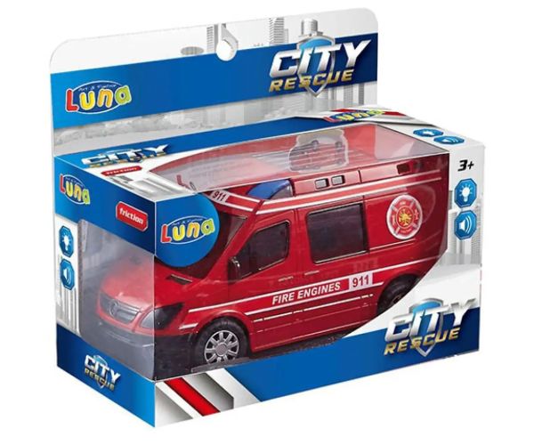 City Rescue hasičský minibus so svetlom a zvukom