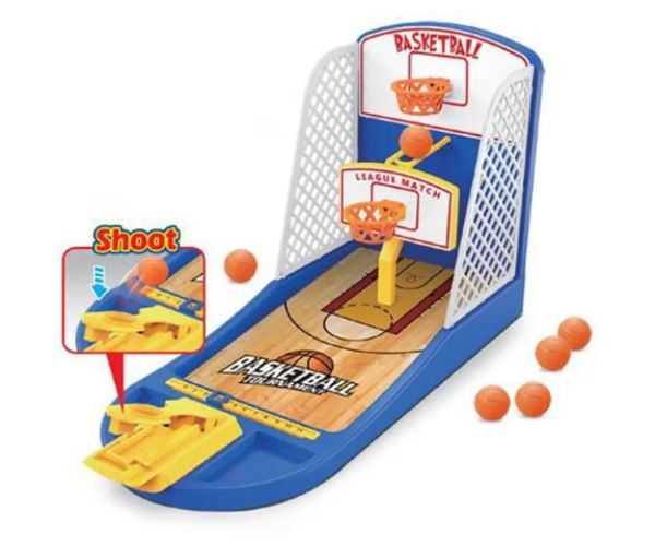 Luna: Stolný basketbal hrací set s dvojitou basketbalovou doskou 38x23cm