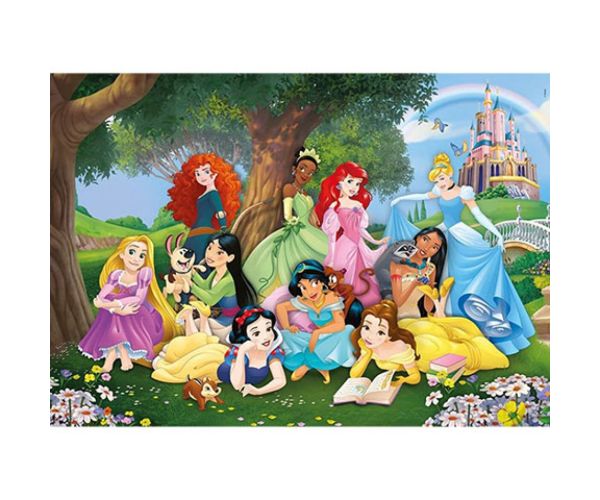 Disney Princezné 104ks Super Color Puzzle - Clementoni