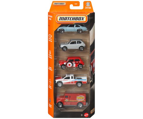 Matchbox: MBX Retro 5-dielna sada autíčok 1/64 - Mattel