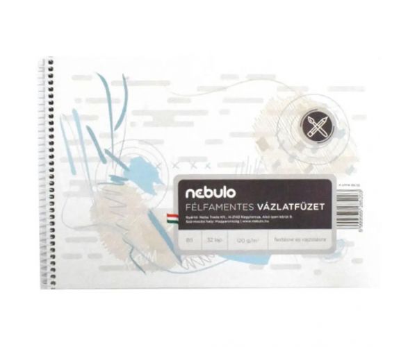 Nebulo: Špirálový skicár B5 32 listov