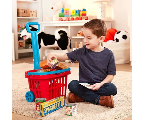 Hrací set s nákupným vozíkom - Melissa & Doug