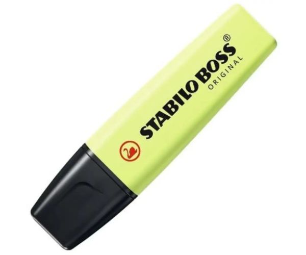 Stabilo: BOSS Original Pastel zvýrazňovač vo farbe lime 2-5mm