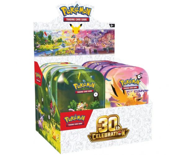 Pokémon TCG: 30. výročie Mini Tin 2ks s booster balíčkom v rôznych variantoch 1ks