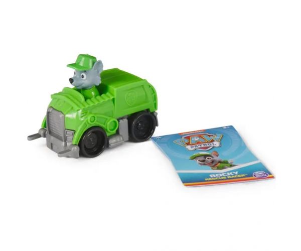 Paw Patrol: Rescue Racers Rocky s odpadkovým vozidlom - Spin Master