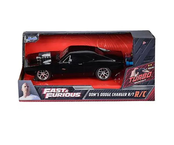 Rýchlo a zbesilo: RC Dom´s Dodge Charger R/T auto na diaľkové ovládanie 1/24 - Simba Toys