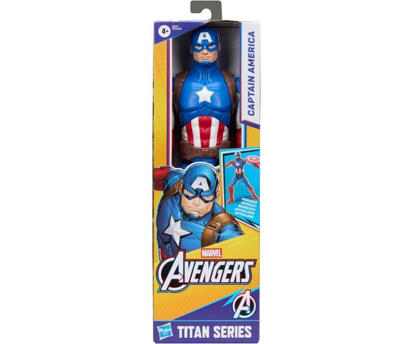 Marvel Mstitelia: séria Titan - figúrka Kapitána Ameriky 30 cm - Hasbro