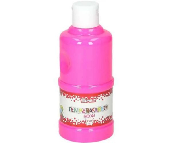Neónovo-ružová temperová farba 250ml