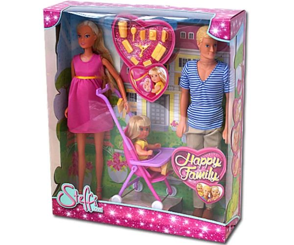 Steffi Love: Šťastná rodina bábiky set - Simba Toys
