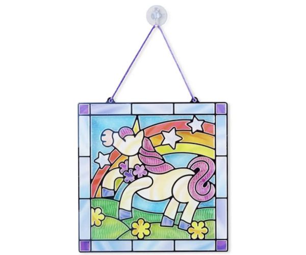 Jednorožec set na vyhovenie vitrážneho obrázka - Melissa & Doug