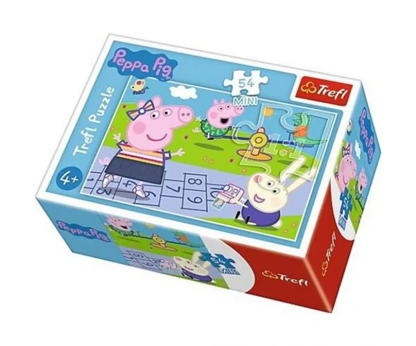 Najkrajšie dni Peppa Pig 54 ks-ové mini puzzle 4 rôzne varianty - Trefl